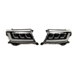 Передні фари 2007-2014 (Bugatti) Toyota Land Cruiser 200 2007-2021 рр. фото 4