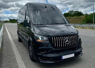 Mercedes Sprinter W907/W910 2018- рр. Передня решітка Panamericana GT Chrome Premium V1 фото 9