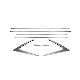 Нижні молдинги стекол (8 шт., Нерж) фото 2