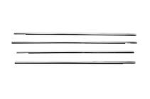 Ford Focus I 1998-2005 рр. Зовнішня окантовка стекол (4 шт, нерж) фото 3