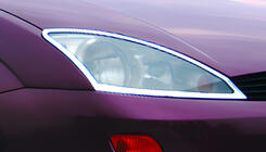 Ford Focus I 1998-2005 рр. Накладка на фари (2 шт, пласт.) фото 1