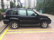 Toyota Land Cruiser Prado 120 2002-2009 рр. Рейлінги Skyport Black (2 шт) фото 6