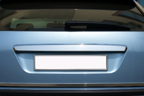 Ford Focus II 2005-2008 рр. Накладка на кришку багажника (HB, нерж.) фото 3