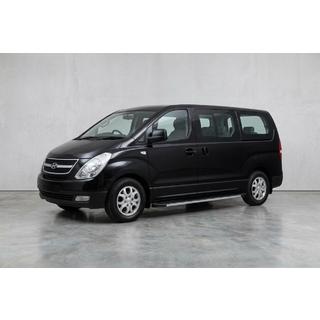 Бокові пороги Maya V1 (2 шт., Алюм.) Hyundai H300, H1, Starex 2008-2020 рр. фото 1