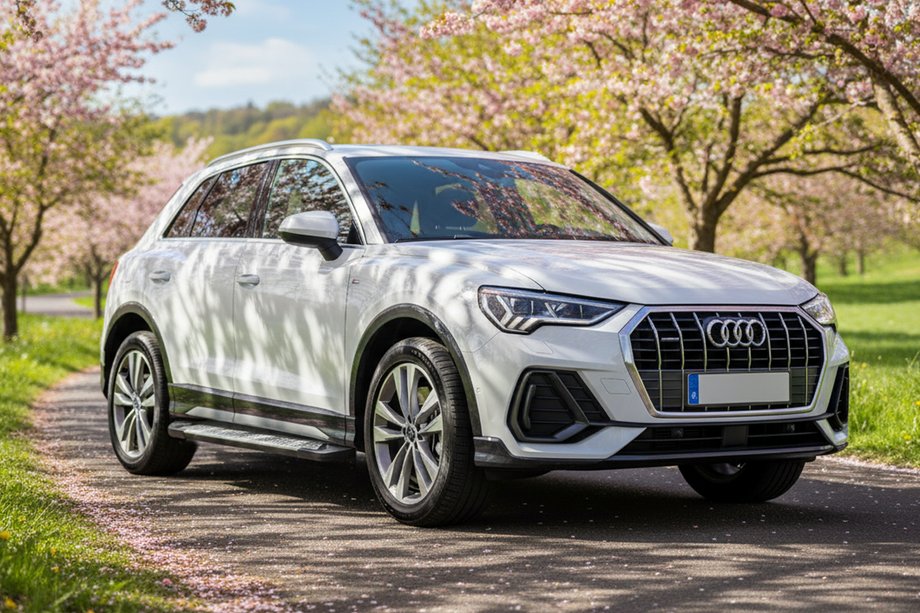 Audi Q3 2019-2025 рр. Бокові пороги Allmond Grey (2 шт., Алюміній) Фото 1