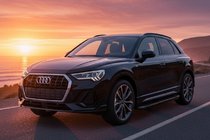 Audi Q3 2019-2025 рр. Бокові пороги Bosphore Black (2 шт., Алюміній) фото 1