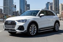 Audi Q3 2019-2025 рр. Бокові пороги Maydos V2 (2 шт., Алюміній) фото 1