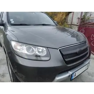 Зимова решітка 2005-2010 (верхня) Hyundai Santa Fe 2 2006-2012 рр. фото 3