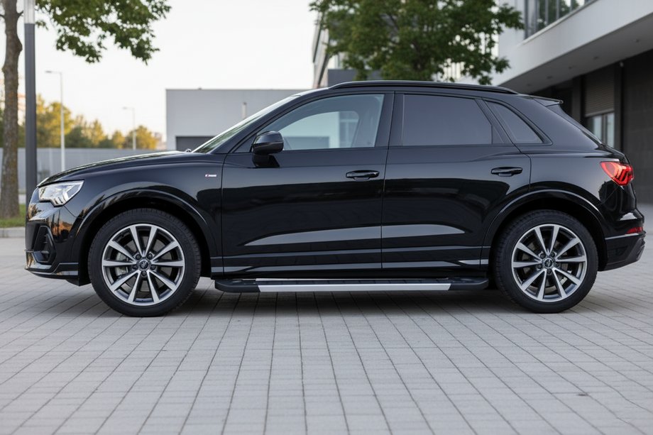 Audi Q3 2019-2025 рр. Бокові пороги RedLine (2 шт., Алюміній) Image