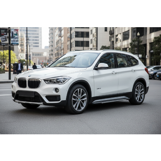 Бокові пороги Bosphore Grey (2 шт., Алюміній) BMW X1 F48 2015-2022 рр. фото 1