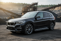 BMW X1 F48 2015-2022 рр. Бокові пороги Bosphore Black (2 шт., Алюміній) фото 1