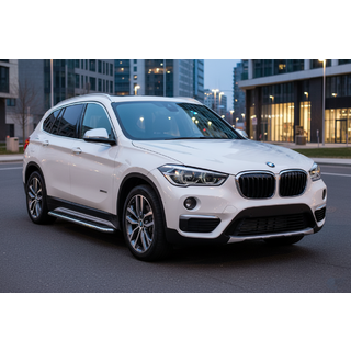Бокові пороги Maydos V1 (2 шт., Алюміній) BMW X1 F48 2015-2022 рр. фото 1