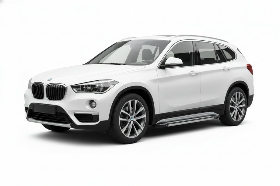 BMW X1 F48 2015-2022 рр. Бокові пороги Rainbow (2 шт., Алюміній) Фото 1