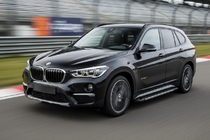 BMW X1 F48 2015-2022 рр. Бокові пороги RedLine (2 шт., Алюміній) фото 1