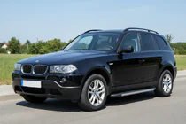 BMW X3 E83 2003-2010 рр. Бокові пороги Bosphore Grey (2 шт., Алюміній) фото 1