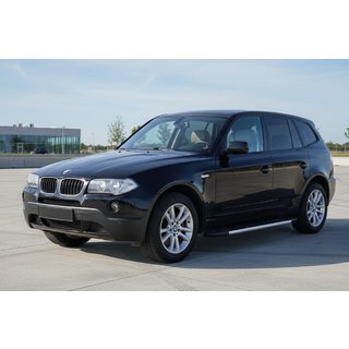 Бокові пороги Duru (2 шт., Алюміній) BMW X3 E83 2003-2010 рр. фото 1