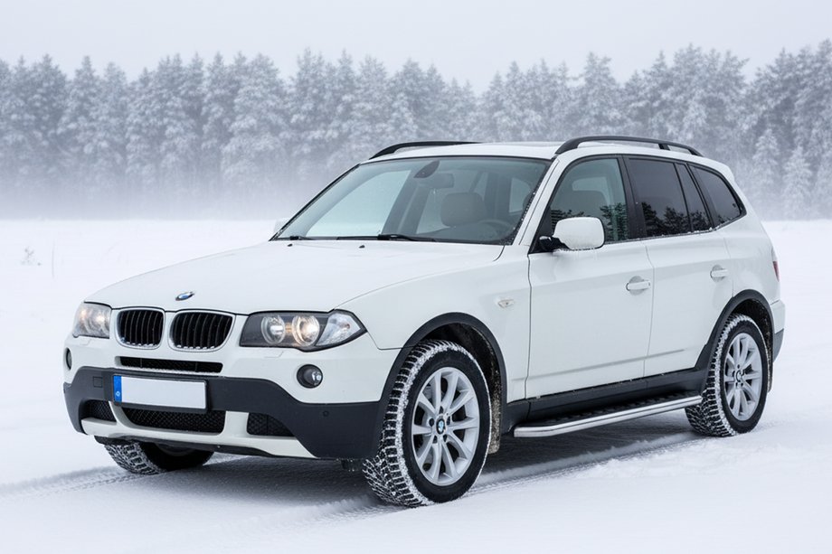 BMW X3 E83 2003-2010 рр. Бокові пороги Maydos V1 (2 шт., Алюміній) Image