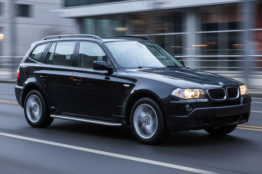 BMW X3 E83 2003-2010 рр. Бокові пороги Maydos V2 (2 шт., Алюміній) Image