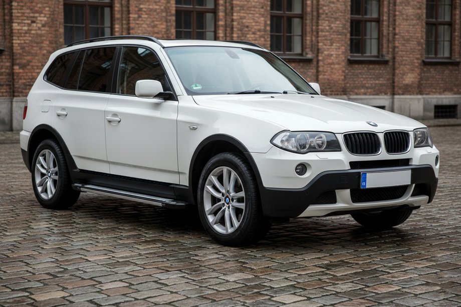BMW X3 E83 2003-2010 рр. Бокові пороги Rainbow (2 шт., Алюміній) Image