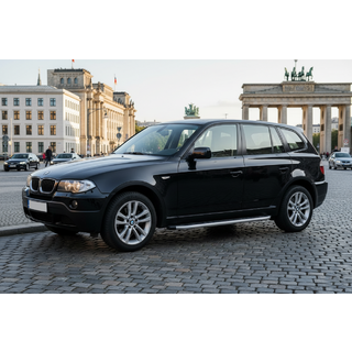 Бокові пороги Fullmond (2 шт., Алюміній) BMW X3 E83 2003-2010 рр. фото 1
