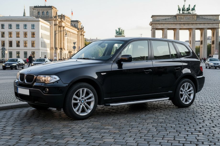 BMW X3 E83 2003-2010 рр. Бокові пороги Fullmond (2 шт., Алюміній) Image