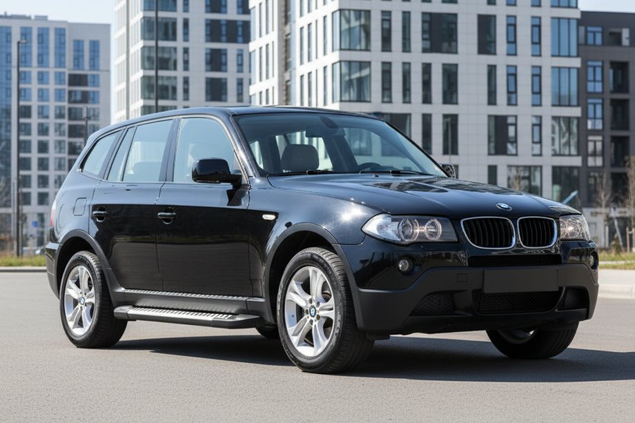 BMW X3 E83 2003-2010 рр. Бокові пороги Line (2 шт., Алюміній) Image