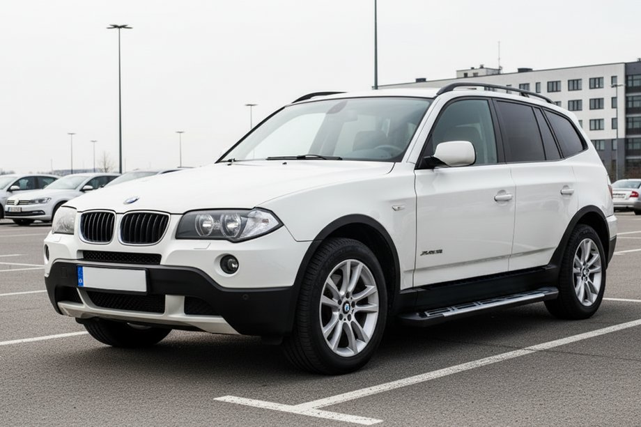 BMW X3 E83 2003-2010 рр. Бокові пороги Sunrise (2 шт., Алюміній) Image