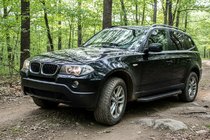 BMW X3 E83 2003-2010 рр. Бокові пороги Tayga Black (2 шт., Алюміній) фото 1