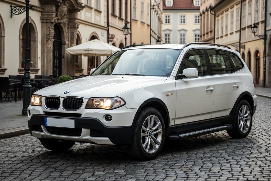 BMW X3 E83 2003-2010 рр. Бокові пороги Vision New Grey (2 шт., Алюміній) Image