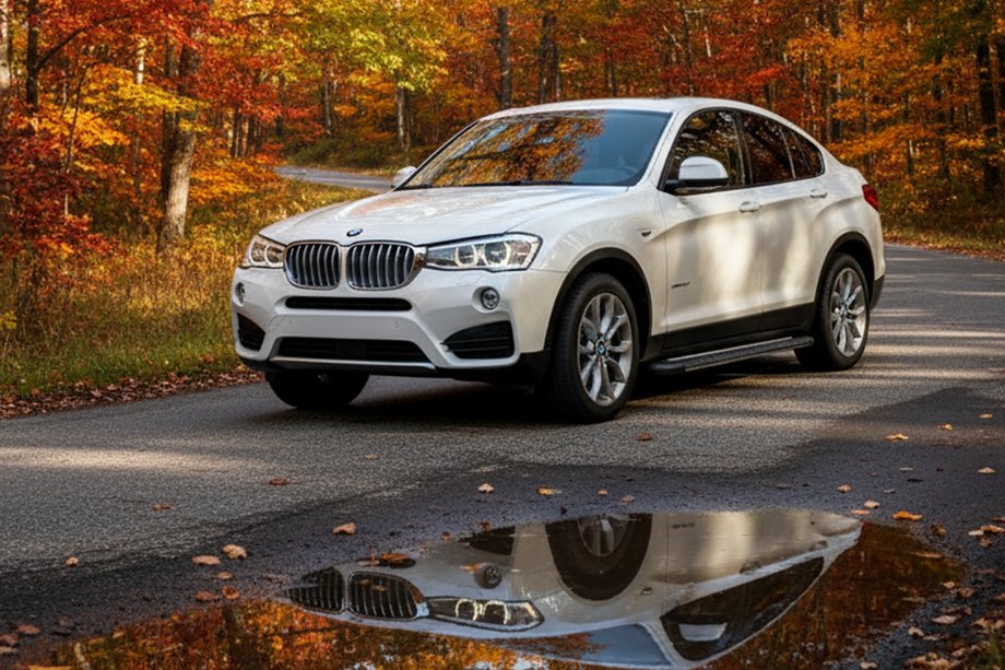BMW X4 F26 2014-2018 рр. Бокові пороги Bosphore Grey (2 шт., Алюміній) Фото 1