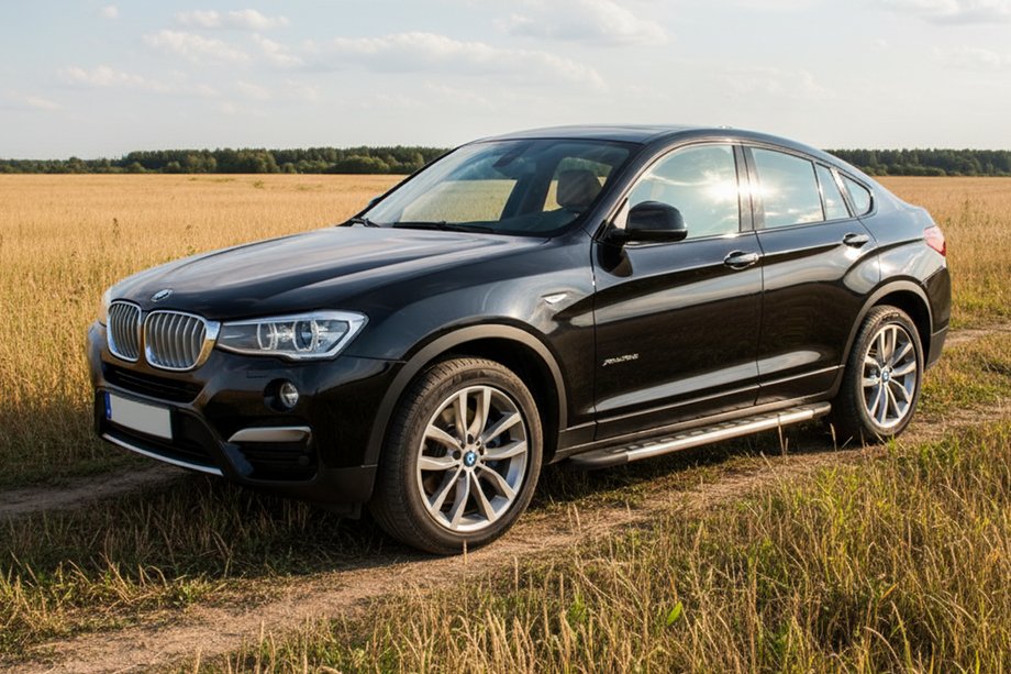 BMW X4 F26 2014-2018 рр. Бокові пороги Duru (2 шт., Алюміній) Image