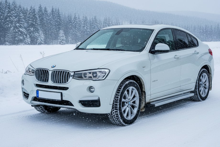 BMW X4 F26 2014-2018 рр. Бокові пороги Maya V2 (2 шт., Алюміній) Фото 1
