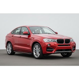Бокові пороги Maya Red (2 шт., Алюміній) BMW X4 F26 2014-2018 рр. фото 1
