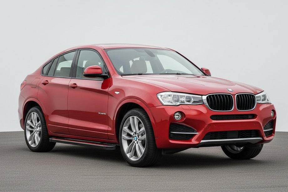 BMW X4 F26 2014-2018 рр. Бокові пороги Maya Red (2 шт., Алюміній) Фото 1