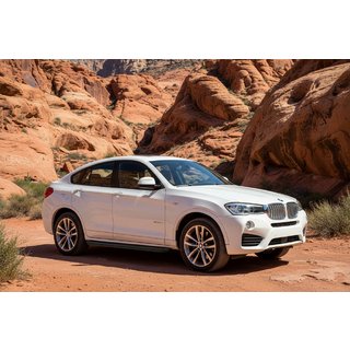 Бокові пороги Tayga Black (2 шт., Алюміній) BMW X4 F26 2014-2018 рр. фото 1