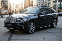 BMW X5 F15 2013-2018 рр. Бокові пороги Bosphore Grey (2 шт., Алюміній) фото 1
