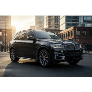 Бокові пороги Duru (2 шт., Алюміній) BMW X5 F15 2013-2018 рр. фото 1