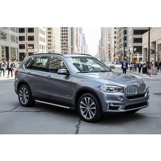 Бокові пороги Maya V1 (2 шт., Алюміній) BMW X5 F15 2013-2018 рр. фото 1