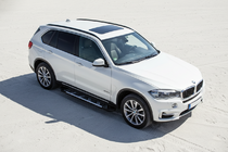 BMW X5 F15 2013-2018 рр. Бокові пороги Sunrise (2 шт., Алюміній) фото 1