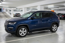 Jeep Compass 2016- рр. Бокові пороги Maya V1 (2 шт., Алюміній) фото 1