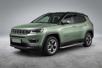 Jeep Compass 2016- рр. Бокові пороги Maydos V1 (2 шт., Алюміній) фото 1