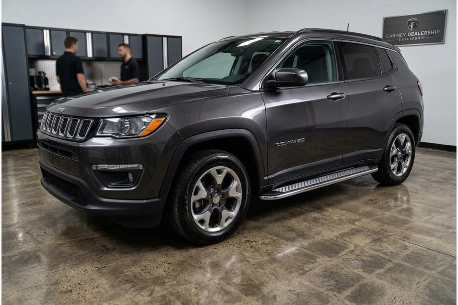 Jeep Compass 2016- рр. Бокові пороги Maydos V2 (2 шт., Алюміній) Image