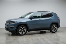Jeep Compass 2016- рр. Бокові пороги BlackLine (2 шт., Алюміній) фото 1