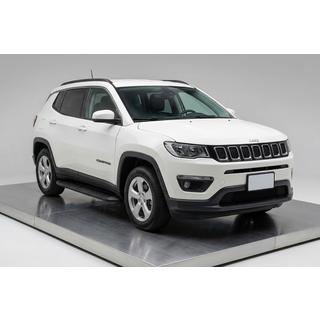 Бокові пороги Tayga Black (2 шт., Алюміній) Jeep Compass 2016- рр. фото 1