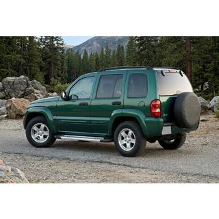 Бокові пороги Vision New Grey (2 шт., Алюміній) Jeep Cherokee/Liberty 2002-2007 рр. фото 1