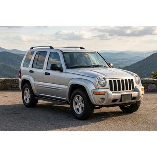 Бокові пороги Boshpore Black (2 шт., Алюміній) Jeep Cherokee/Liberty 2002-2007 рр. фото 1