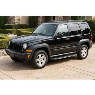 Бокові пороги Boshpore Grey (2 шт., Алюміній) Jeep Cherokee/Liberty 2002-2007 рр. фото 1