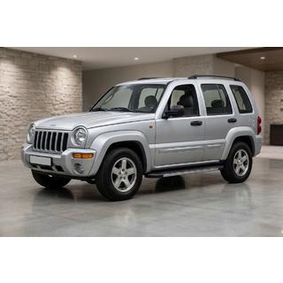 Бокові пороги Duru (2 шт., Алюміній) Jeep Cherokee/Liberty 2002-2007 рр. фото 1