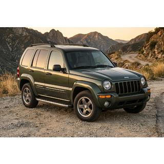 Бокові пороги BlackLine (2 шт., Алюміній) Jeep Cherokee/Liberty 2002-2007 рр. фото 1