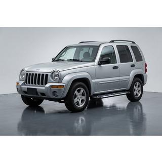 Бокові пороги Sunrise (2 шт., Алюміній) Jeep Cherokee/Liberty 2002-2007 рр. фото 1